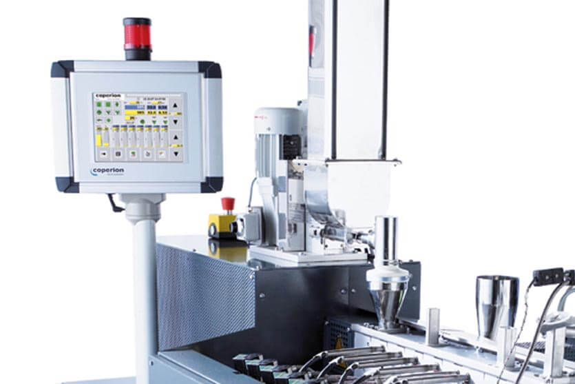 Coperion twin screw extruder ZSK18 MEGAlab controls