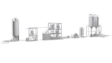 Coperion plastics compounding plant