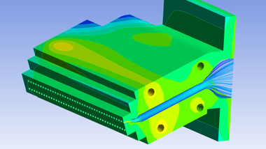 Coperion Simulation Spritzkopf