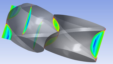 Simulation Schneckenelement