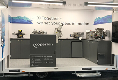 Coperion Show Van interior