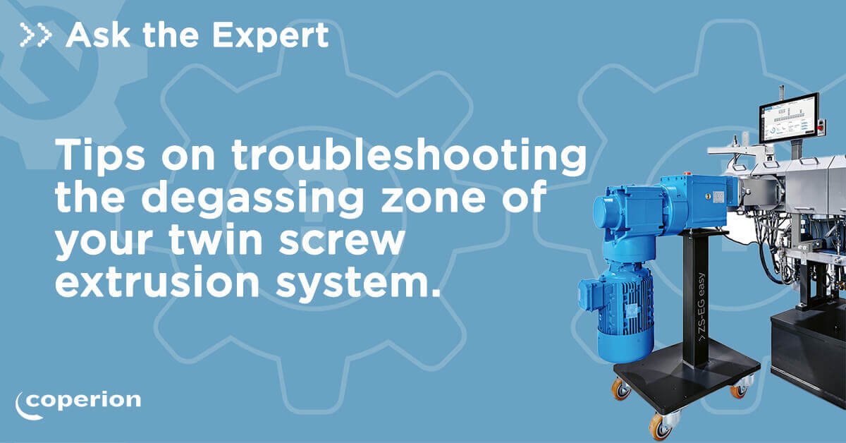 troubleshooting degassing zone