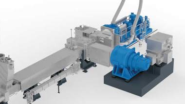 Coperion ZSK MEGAcompounder with MP Melt Pump